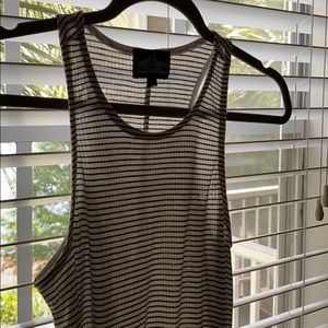 Cute and simple black & white striped tshirt dress